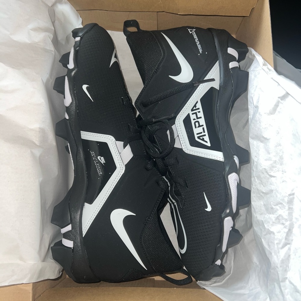 Nike Alpha Menace 3 Shark Men's Black Cleats